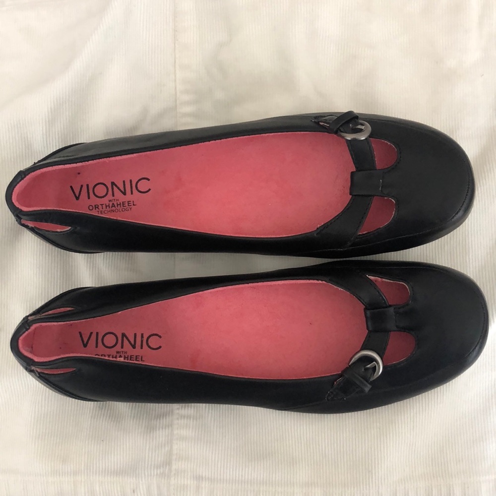 Women’s Vionic Black Slip Ons